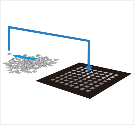 ［Image］Tray setter： 小尺寸单片用托盘排列机
